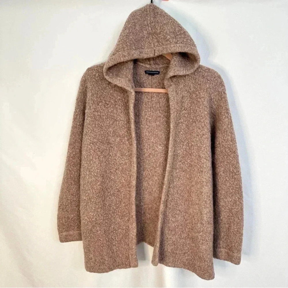 American Eagle Outfitters Open Front Cardigan Sweater Hooded Womens Size XS Smal